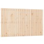 vidaXL Cabecero de cama de pared madera maciza de pino 147x3x90 cm