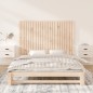 vidaXL Cabecero de cama de pared madera maciza de pino 147x3x90 cm
