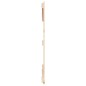 vidaXL Cabecero de cama de pared madera maciza de pino 147x3x90 cm