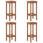 vidaXL Juego muebles de bar de jardín 5 pzas madera maciza de acacia vidaXL Juego muebles de bar de jardín 5 pzas madera maciza de acacia