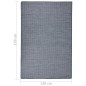vidaXL Alfombra de exterior de tejido plano azul 120x170 cm vidaXL Alfombra de exterior de tejido plano azul 120x170 cm
