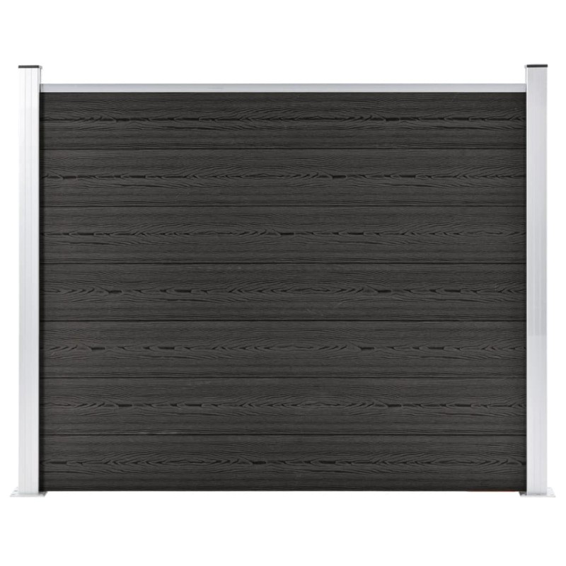 vidaXL Panel de valla WPC gris 180x146 cm vidaXL Panel de valla WPC gris 180x146 cm