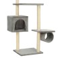 vidaXL Rascador para gatos con poste rascador de sisal 260 cm gris vidaXL Rascador para gatos con poste rascador de sisal 260 cm gris