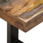 vidaXL Banco de madera maciza reciclada y acero 110 cm vidaXL Banco de madera maciza reciclada y acero 110 cm