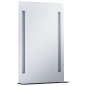 vidaXL Espejo de pared de baño con LED y estante 60x80 cm vidaXL Espejo de pared de baño con LED y estante 60x80 cm