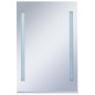 vidaXL Espejo de pared de baño con LED y estante 60x80 cm vidaXL Espejo de pared de baño con LED y estante 60x80 cm