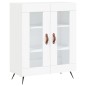 vidaXL Aparador alto madera contrachapada blanco 69,5x34x180 cm vidaXL Aparador alto madera contrachapada blanco 69,5x34x180 cm