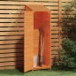 vidaXL Cobertizo de jardín madera maciza de abeto marrón 55x52x174,5cm vidaXL Cobertizo de jardín madera maciza de abeto marrón 55x52x174,5cm