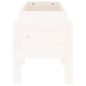 vidaXL Jardinera madera maciza de pino blanco 62x30x38 cm vidaXL Jardinera madera maciza de pino blanco 62x30x38 cm