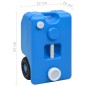 vidaXL Depósito de agua con ruedas para camping azul 25 L vidaXL Depósito de agua con ruedas para camping azul 25 L