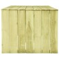 vidaXL Mesa de jardín madera de pino impregnada 220x101,5x80 cm