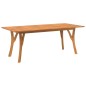 vidaXL Mesa de jardín madera maciza de acacia 200x90x75 cm vidaXL Mesa de jardín madera maciza de acacia 200x90x75 cm