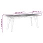 vidaXL Mesa de jardín madera maciza de acacia 200x90x75 cm vidaXL Mesa de jardín madera maciza de acacia 200x90x75 cm