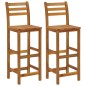 vidaXL Juego muebles de bar de balcón 3 piezas madera maciza de acacia vidaXL Juego muebles de bar de balcón 3 piezas madera maciza de acacia