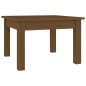 vidaXL Mesa de centro madera maciza de pino marrón miel 45x45x30 cm vidaXL Mesa de centro madera maciza de pino marrón miel 45x45x30 cm