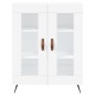 vidaXL Aparador alto madera contrachapada blanco 69,5x34x180 cm vidaXL Aparador alto madera contrachapada blanco 69,5x34x180 cm