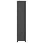 vidaXL Estantería madera maciza de pino gris 50x35x154 cm vidaXL Estantería madera maciza de pino gris 50x35x154 cm