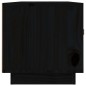 vidaXL Mueble de TV de madera maciza de pino negro 80x34x35 cm vidaXL Mueble de TV de madera maciza de pino negro 80x34x35 cm