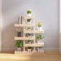 vidaXL Soporte para plantas madera maciza de pino 85x25x109,5 cm vidaXL Soporte para plantas madera maciza de pino 85x25x109,5 cm