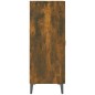 vidaXL Aparador de madera de ingeniería roble ahumado 69,5x34x90 cm vidaXL Aparador de madera de ingeniería roble ahumado 69,5x34x90 cm