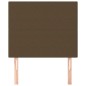 vidaXL Cabeceros 2 unidades de tela marrón oscuro 90x5x78/88 cm vidaXL Cabeceros 2 unidades de tela marrón oscuro 90x5x78/88 cm