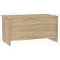 vidaXL Mesa de centro madera contrachapada Sonoma 102x55,5x52,5 cm vidaXL Mesa de centro madera contrachapada Sonoma 102x55,5x52,5 cm