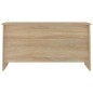 vidaXL Mesa de centro madera contrachapada Sonoma 102x55,5x52,5 cm vidaXL Mesa de centro madera contrachapada Sonoma 102x55,5x52,5 cm