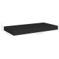 vidaXL Estantes flotantes de pared 4 uds negro MDF 50x23x3,8 cm