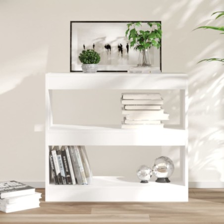 vidaXL Estantería/divisor de espacios blanco 80x30x72 cm