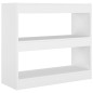 vidaXL Estantería/divisor de espacios blanco 80x30x72 cm