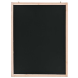 vidaXL Pizarra de pared de madera de cedro 60x80 cm