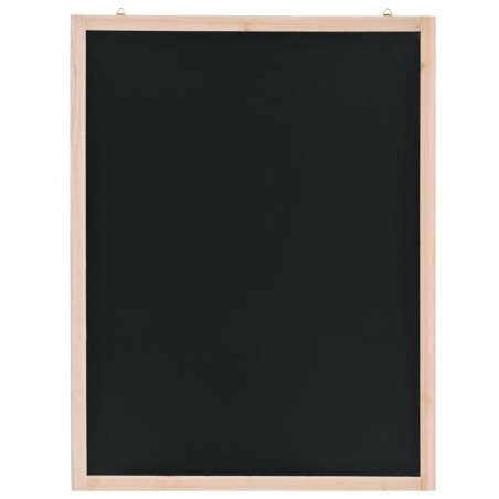 vidaXL Pizarra de pared de madera de cedro 60x80 cm