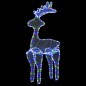 vidaXL Reno de Navidad con malla 306 LED 60x24x89 cm vidaXL Reno de Navidad con malla 306 LED 60x24x89 cm