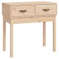 vidaXL Mesa consola madera maciza de pino 76,5x40x75 cm vidaXL Mesa consola madera maciza de pino 76,5x40x75 cm