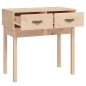 vidaXL Mesa consola madera maciza de pino 76,5x40x75 cm vidaXL Mesa consola madera maciza de pino 76,5x40x75 cm