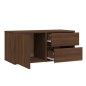 vidaXL Mueble de TV madera contrachapada roble marrón 80x34x36 cm vidaXL Mueble de TV madera contrachapada roble marrón 80x34x36 cm