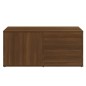 vidaXL Mueble de TV madera contrachapada roble marrón 80x34x36 cm vidaXL Mueble de TV madera contrachapada roble marrón 80x34x36 cm