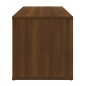 vidaXL Mueble de TV madera contrachapada roble marrón 80x34x36 cm vidaXL Mueble de TV madera contrachapada roble marrón 80x34x36 cm