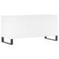 vidaXL Mueble para discos madera contrachapada blanco 100x38x48 cm vidaXL Mueble para discos madera contrachapada blanco 100x38x48 cm