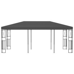 vidaXL Cenador tela gris antracita 3x6 m