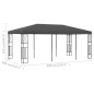 vidaXL Cenador tela gris antracita 3x6 m vidaXL Cenador tela gris antracita 3x6 m
