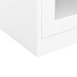 vidaXL Armario de oficina de acero blanco 90x40x105 cm vidaXL Armario de oficina de acero blanco 90x40x105 cm