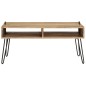 vidaXL Mesa de centro madera maciza de mango maciza 100x60x45 cm vidaXL Mesa de centro madera maciza de mango maciza 100x60x45 cm