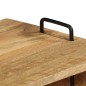 vidaXL Mesa de centro madera maciza de mango maciza 100x60x45 cm vidaXL Mesa de centro madera maciza de mango maciza 100x60x45 cm