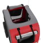 vidaXL Remolque de bicicleta mascotas hierro tela Oxford rojo gris vidaXL Remolque de bicicleta mascotas hierro tela Oxford rojo gris