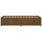 vidaXL Sofá cama de madera maciza de pino marrón miel 90x190 cm