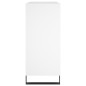 vidaXL Mueble para discos madera contrachapada blanco 84,5x38x89 cm