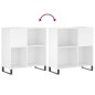 vidaXL Mueble para discos madera contrachapada blanco 84,5x38x89 cm