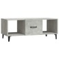 vidaXL Mesa de centro madera contrachapada gris hormigón 102x50x40 cm vidaXL Mesa de centro madera contrachapada gris hormigón 102x50x40 cm