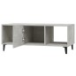 vidaXL Mesa de centro madera contrachapada gris hormigón 102x50x40 cm vidaXL Mesa de centro madera contrachapada gris hormigón 102x50x40 cm